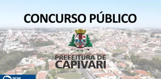 Concurso Capivari SP: Saiu edital; iniciais até R$ 15,5 mil!
