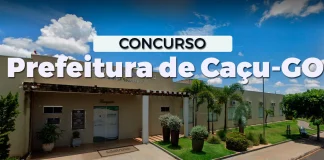 Concurso Caçu GO: SAIU edital! 97 vagas! Até R$ 7 mil! Confira Concurso Caçu GO