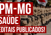 Concurso PM MG Saúde: provas em abril; até R$ 11 mil! Veja Concurso PM MG Saúde