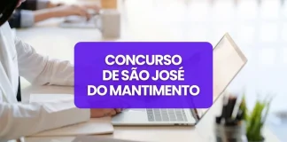 Concurso São José do Mantimento MG SAIU! 123 vagas! Concurso São José do Mantimento MG