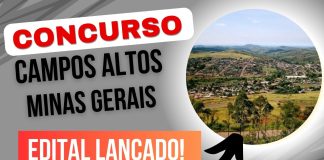 Campos Altos MG: 252 vagas abertas! Conheça as etapas do concurso e prepare-se Concurso Campos Altos MG
